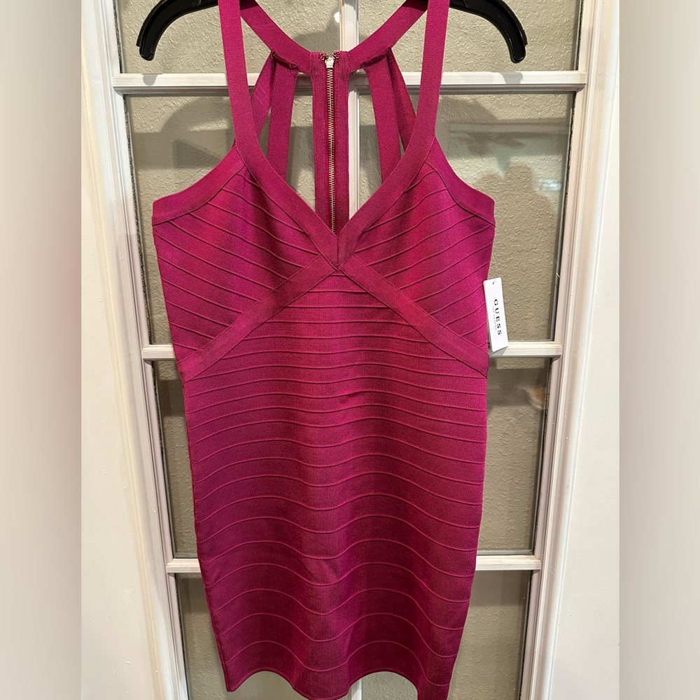 COPY - Guess bandage dress; back zip; size XL